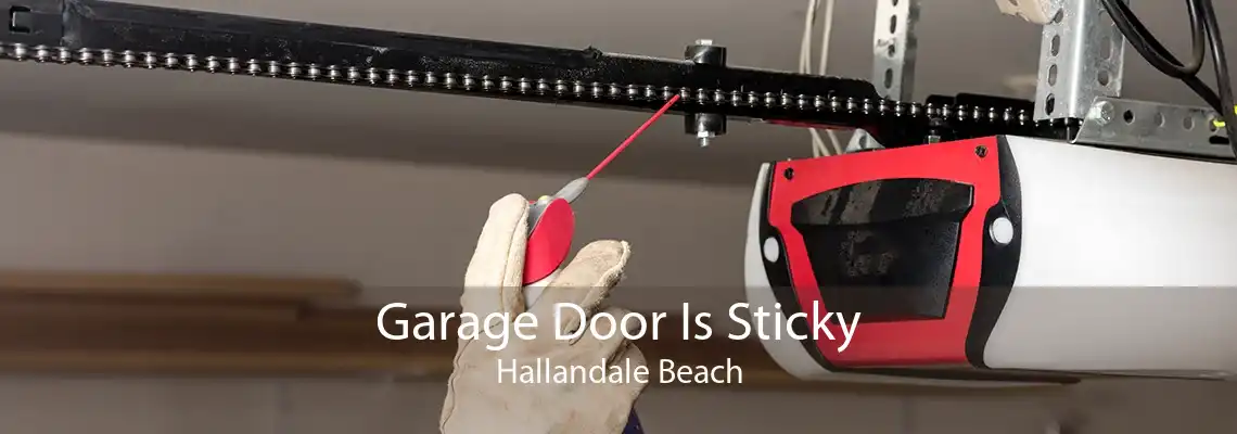 Garage Door Is Sticky Hallandale Beach