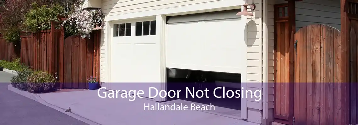 Garage Door Not Closing Hallandale Beach
