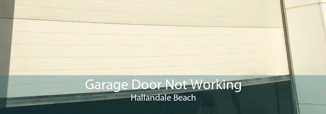 Garage Door Not Working Hallandale Beach