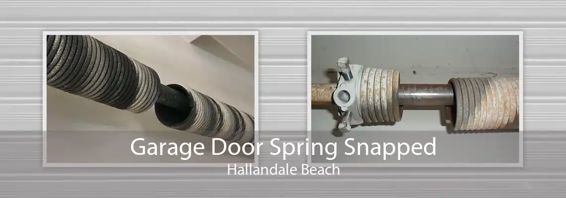 Garage Door Spring Snapped Hallandale Beach
